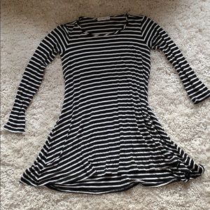 Socialite Long Sleeve Striped Dress